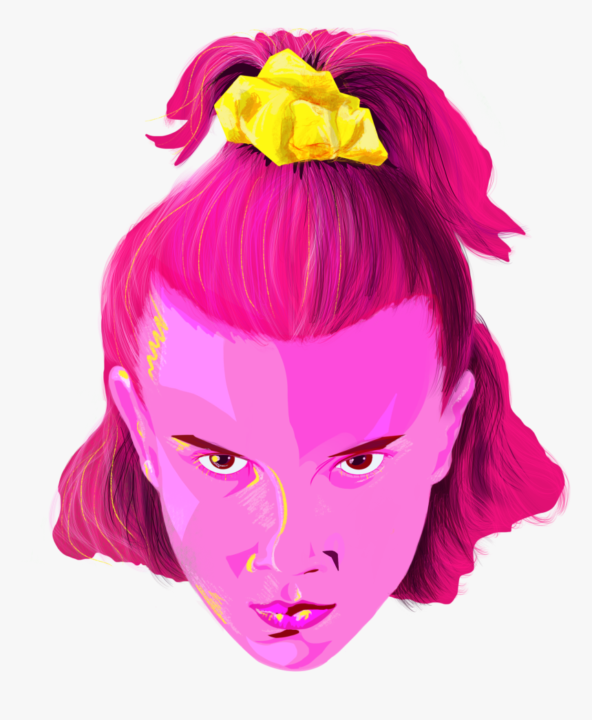 Img - Paint Millie Bobby Brown, HD Png Download