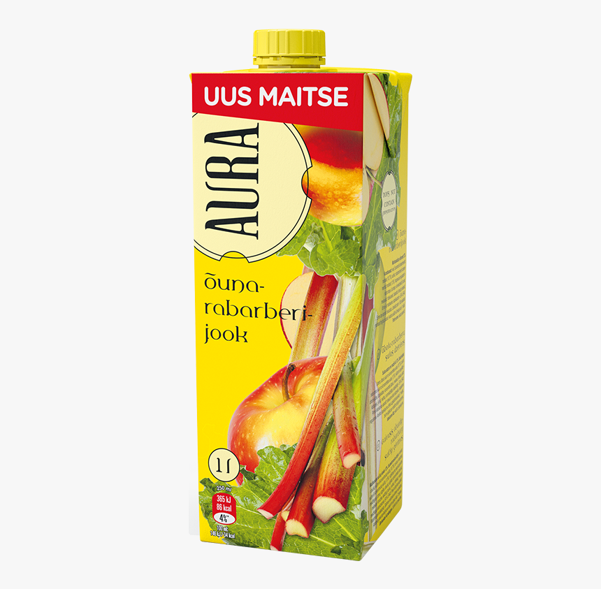 Aura Õuna Rabarberi Jook, HD Png Download