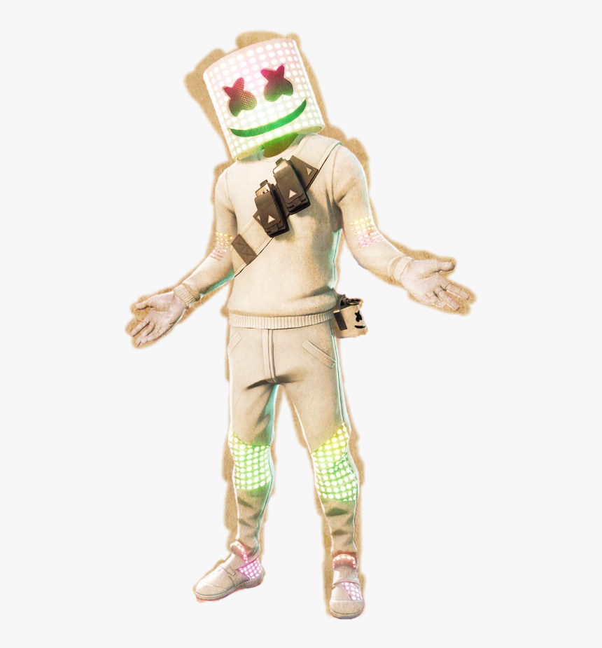 Dusted Marshmello Ft Aura Fortnite - Marshmallow From Fortnight, HD Png Download