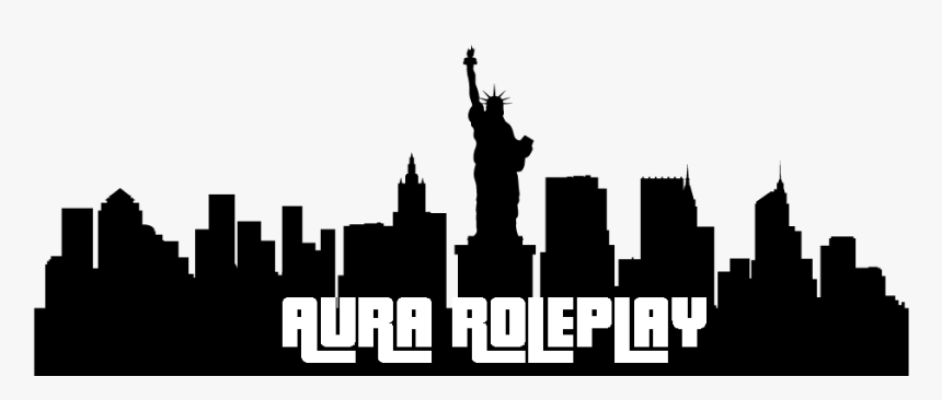 New York Skyline Silhouette, HD Png Download