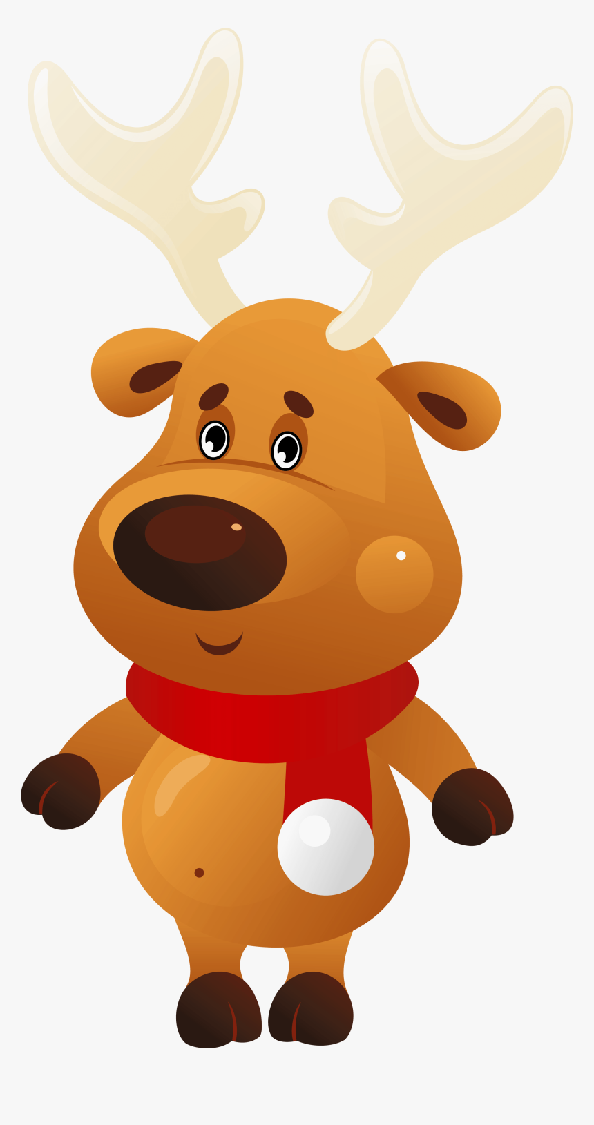Transparent Reindeer Hat Png - Christmas Reindeer Clipart Png, Png Download