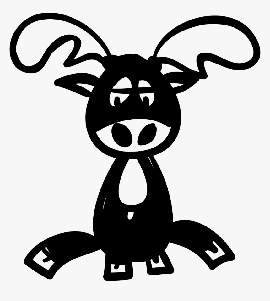 Cartoon Reindeer, HD Png Download
