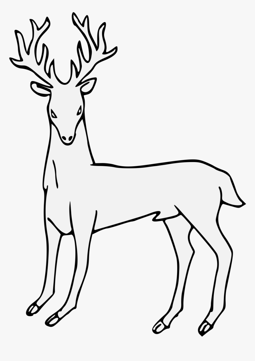 Transparent Deer Head Png - Reindeer, Png Download