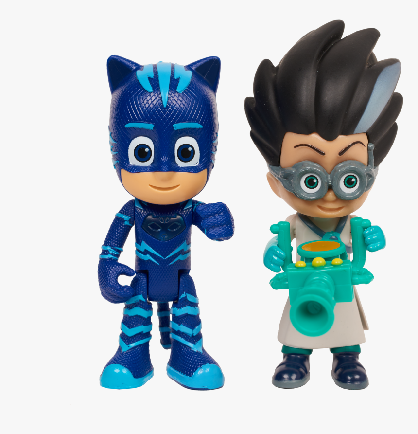 Pysjheltene Lysende Figur-pakke, Catboy, , Large - Pj Masks Light Up Catboy And Romeo, HD Png Download