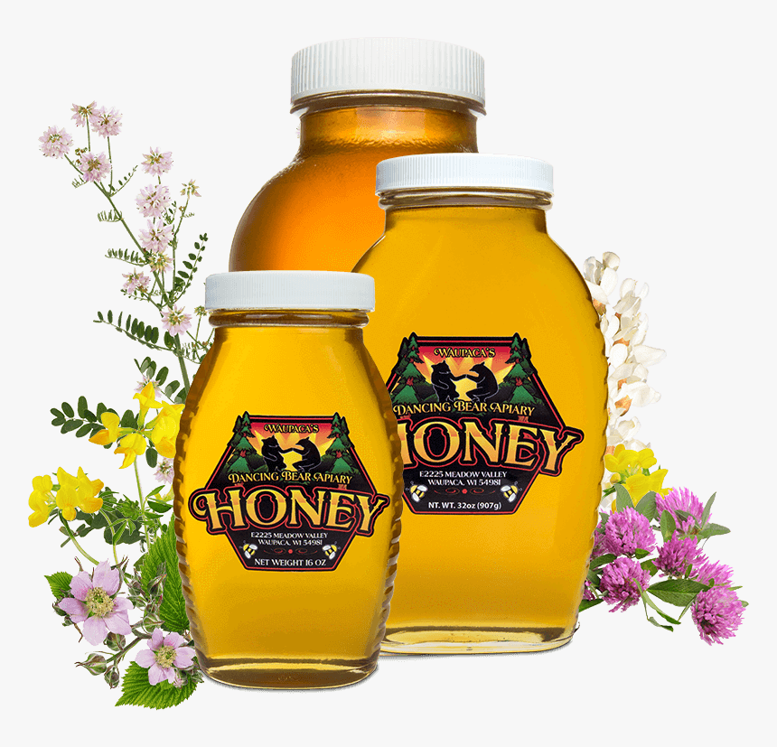 Raw Wildflower Honey - Honey Label Design, HD Png Download