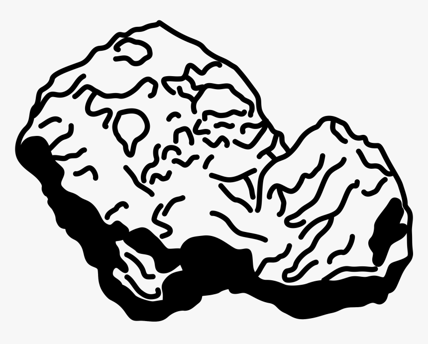 Clip Art Free Comet Clipart Svg - Comète Tchouri Dessin, HD Png Download