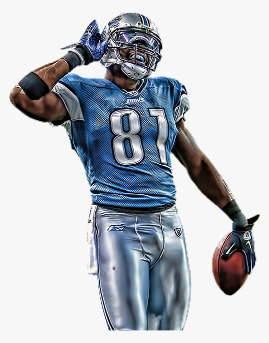 Detroit Lions Football Player Png - American Football Player Png, Transparent Png