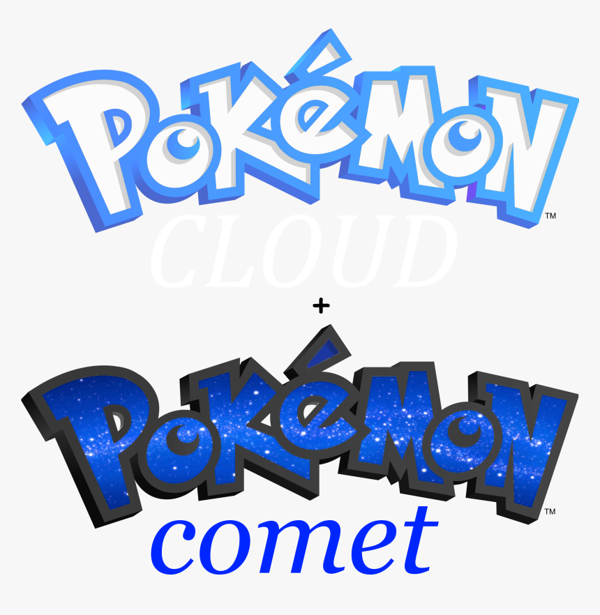 Pokemon Cloud And Pokemon Comet Is A Pokémon Game That - Pokemon Transparent Logo Png, Png Download