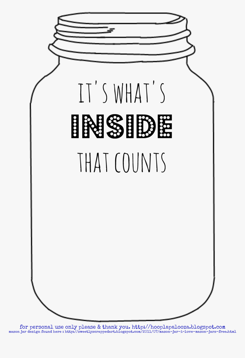Outline Template Datariouruguay Free - Its The Inside That Counts, HD Png Download