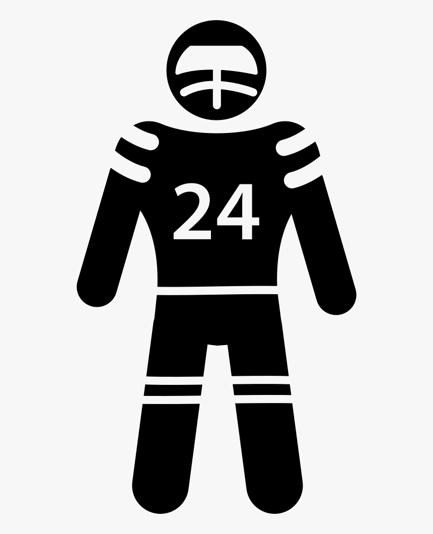 American Football Player - Illustration, HD Png Download