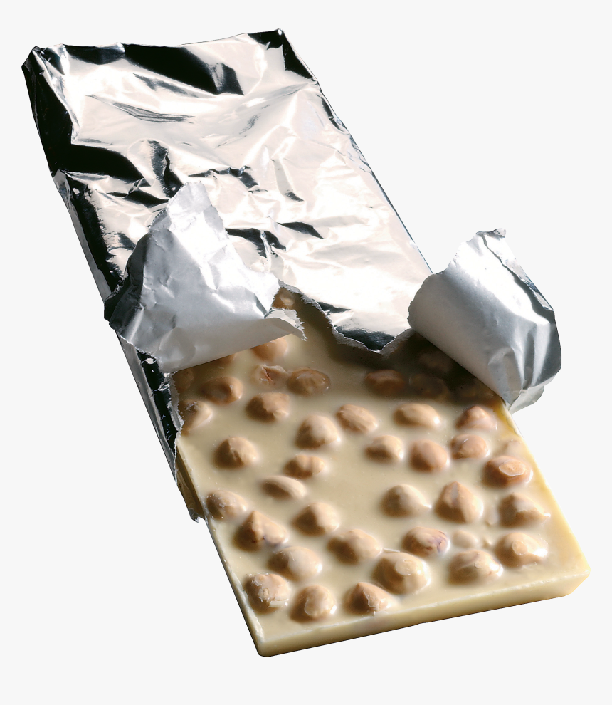 White Chocolate Bar Png Image - Плитка Шоколада С Орехами, Transparent Png