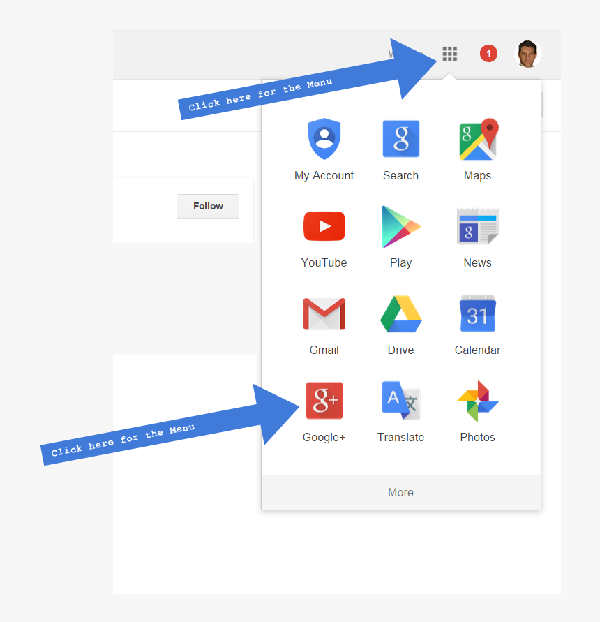 Access Your Google Plus Page - Google Logo, HD Png Download