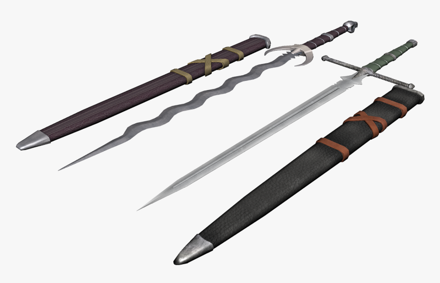Just A Couple Of Swords I Designed Based Off The Popular - Dagger, HD Png Download