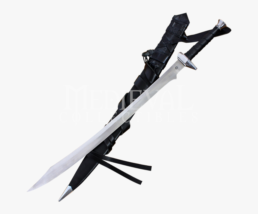 Fantasy Scimitar With Scabbard - Scimitar, HD Png Download