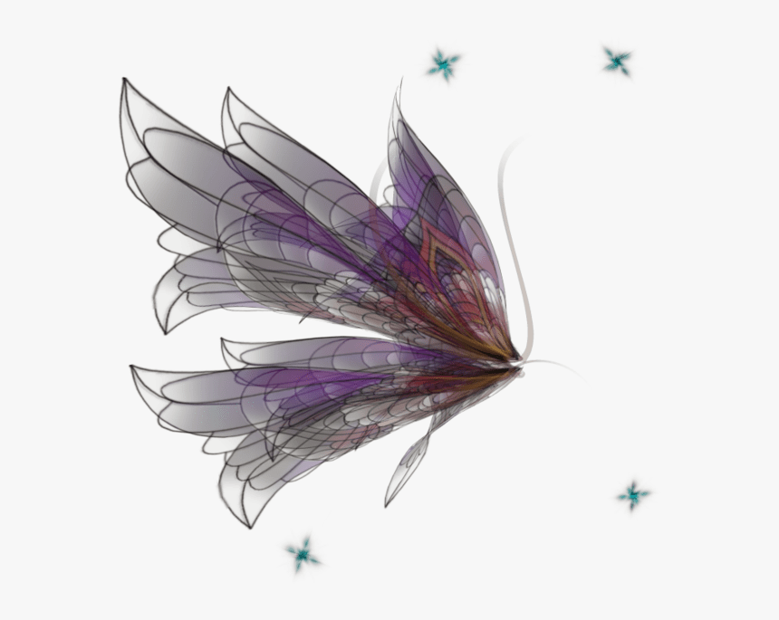 Realistic Fairy Wings Png, Transparent Png