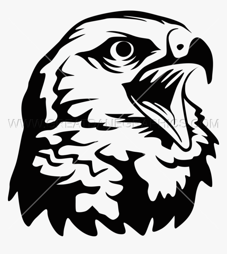 Hawk Png Black And White - Hawk Black And White Png, Transparent Png