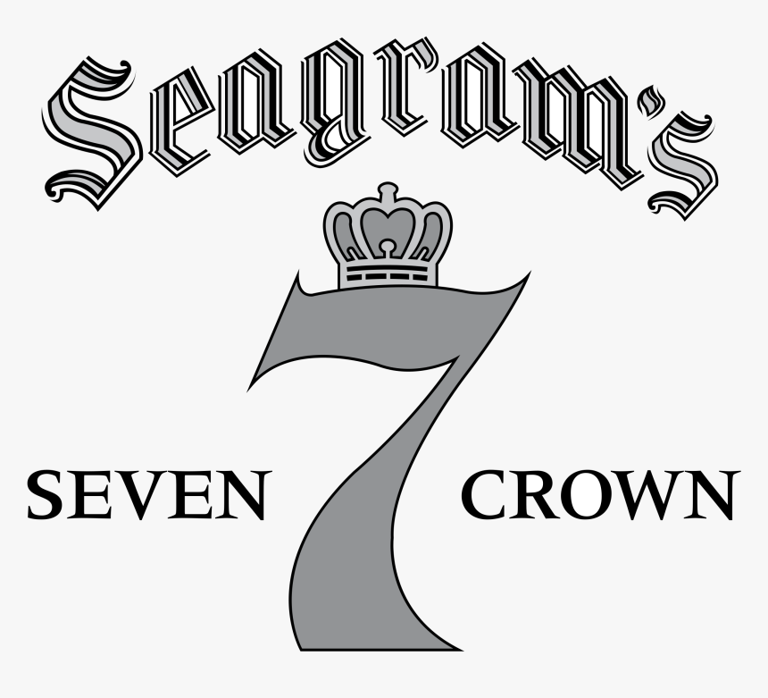 Seagram S Seven Crown Logo Png Transparent - Seagram Seven Crown Blended Whiskey, Png Download