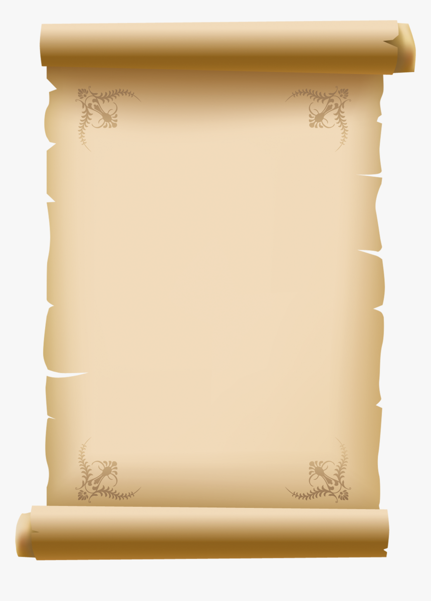 Paper Scroll Clip Art - Old Paper Clip Art, HD Png Download