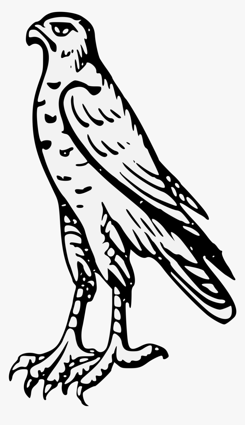 Heraldic Hawk, HD Png Download