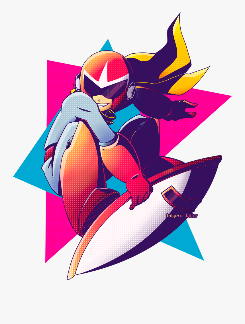 Image - Mega Man Bass E Protoman, HD Png Download