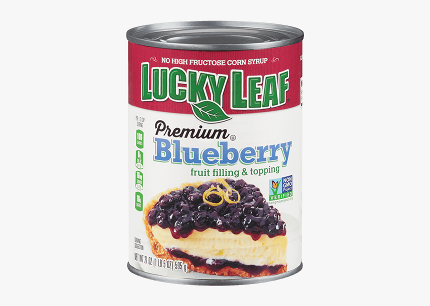 Premium Blueberry Fruit Filling & Topping - Lucky Leaf Blueberry Pie Filling, HD Png Download