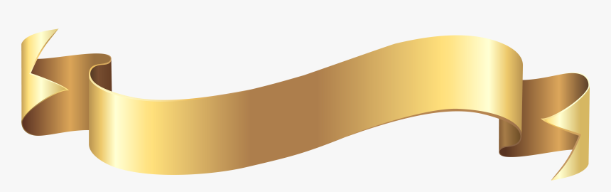 Gold Banner Png Transparent , Png Download - Transparent Png Gold Banner, Png Download