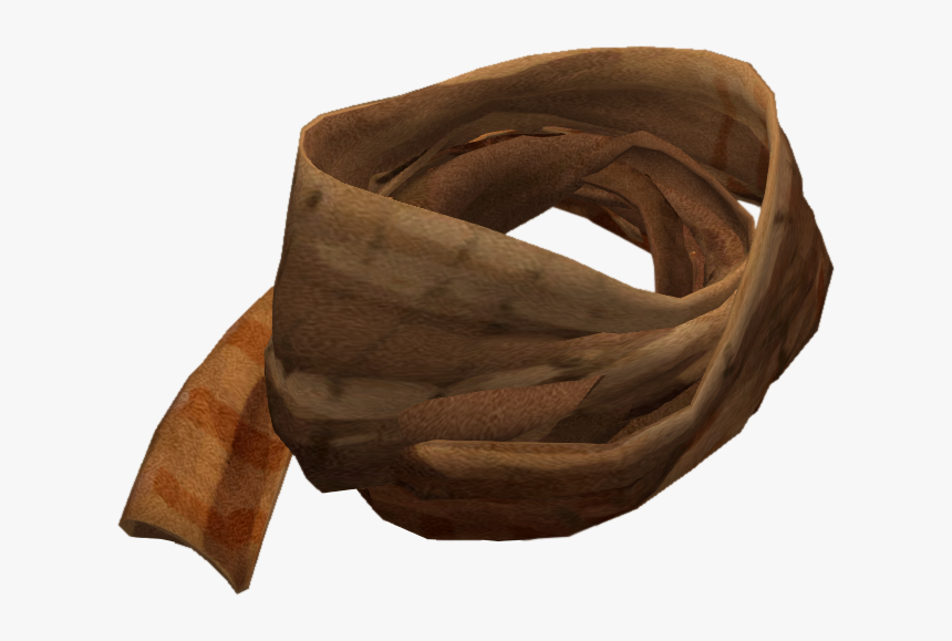 Cotton Scarf - Brown Scarf Png, Transparent Png