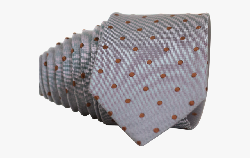 Classic Grey And Red Dot Necktie - Polka Dot, HD Png Download
