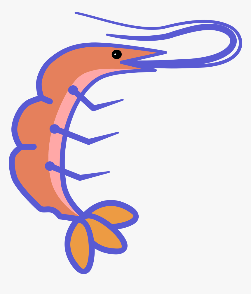 Transparent Shrimp Png - Clip Art, Png Download