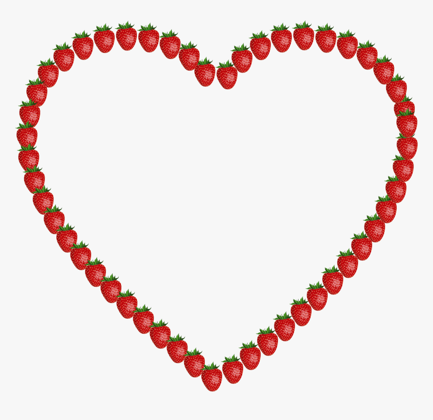 Strawberry Heart 2 Clip Arts - Smoky Quartz Bead Necklace, HD Png Download