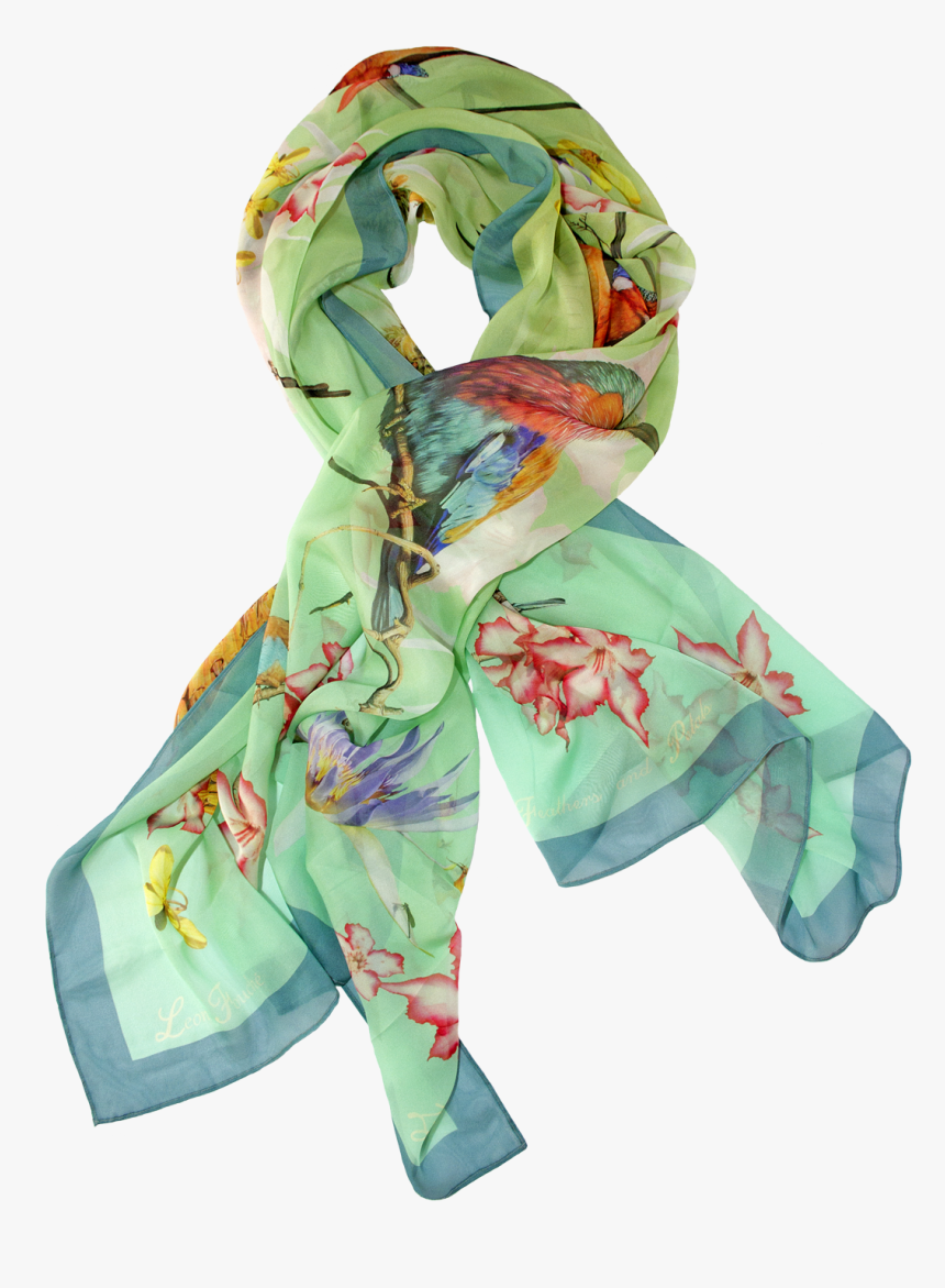 Silk Chiffon Scarves, HD Png Download