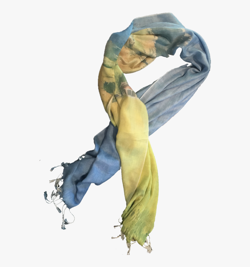Tasseled Poly Scarf - Scarf, HD Png Download