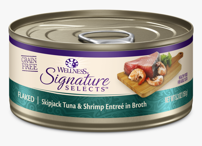 Signature Selects Flaked Tuna And Shrimp - Wellness Core Signature Selects Flaked Skipjack Tuna, HD Png Download