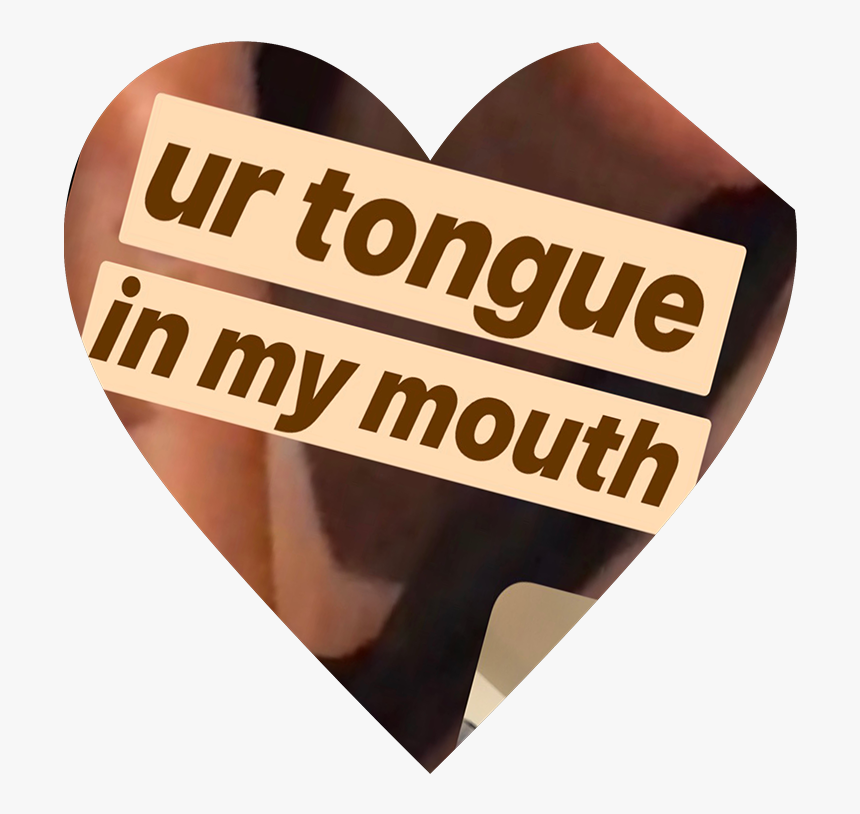 Ur Tongue In My Mouth - Poster, HD Png Download