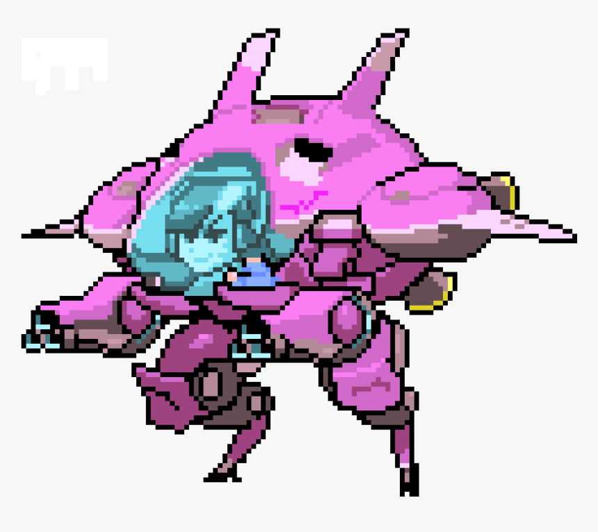 Va Pixel Art Spray - D Va Pixel Spray, HD Png Download