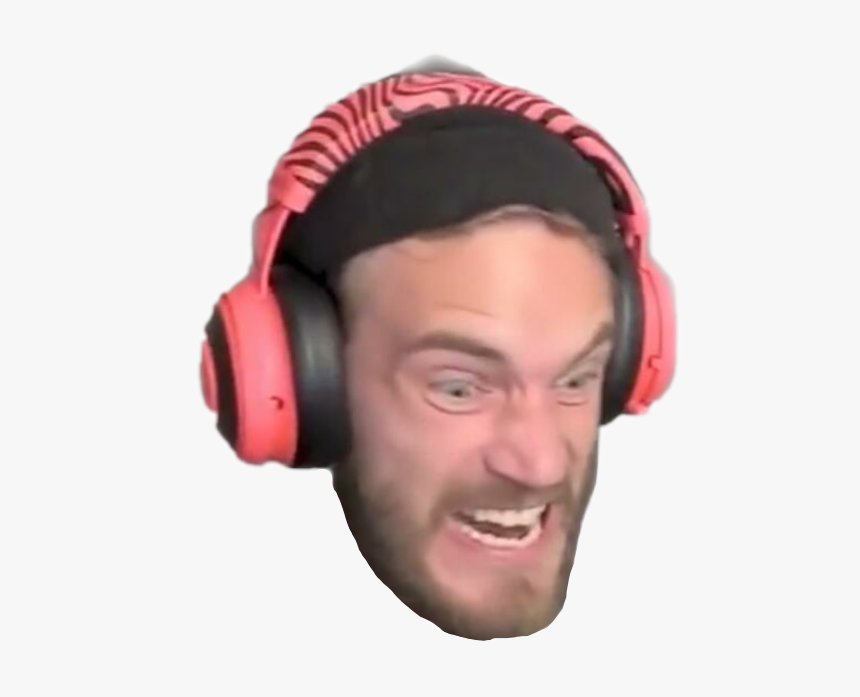 #pewdiepie #pewdiepieisfabulous #pewds #marzia #memeface - Pewdiepie Face Transparent Background, HD Png Download