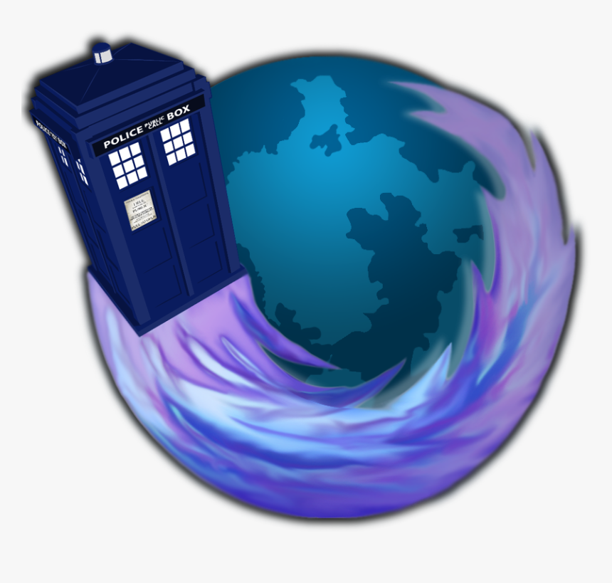 Tardis Firefox Icon - Doctor Who .ico, HD Png Download