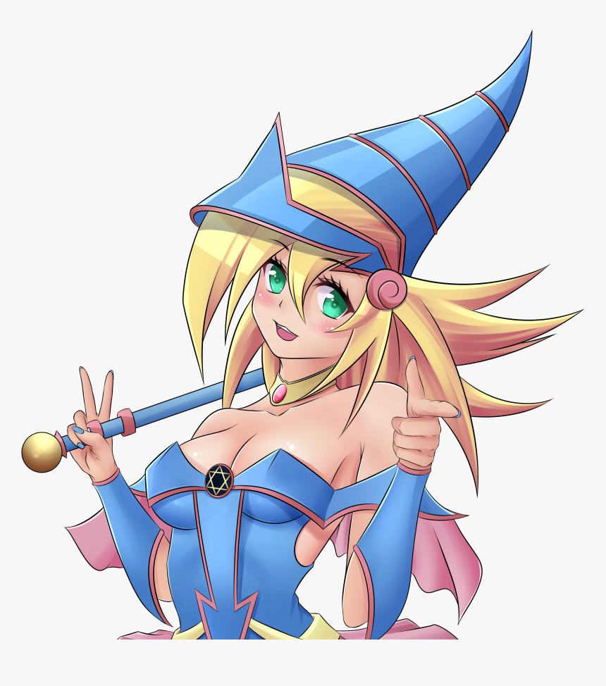 Image Of Dark Magician Girl Die Cut - Cartoon, HD Png Download