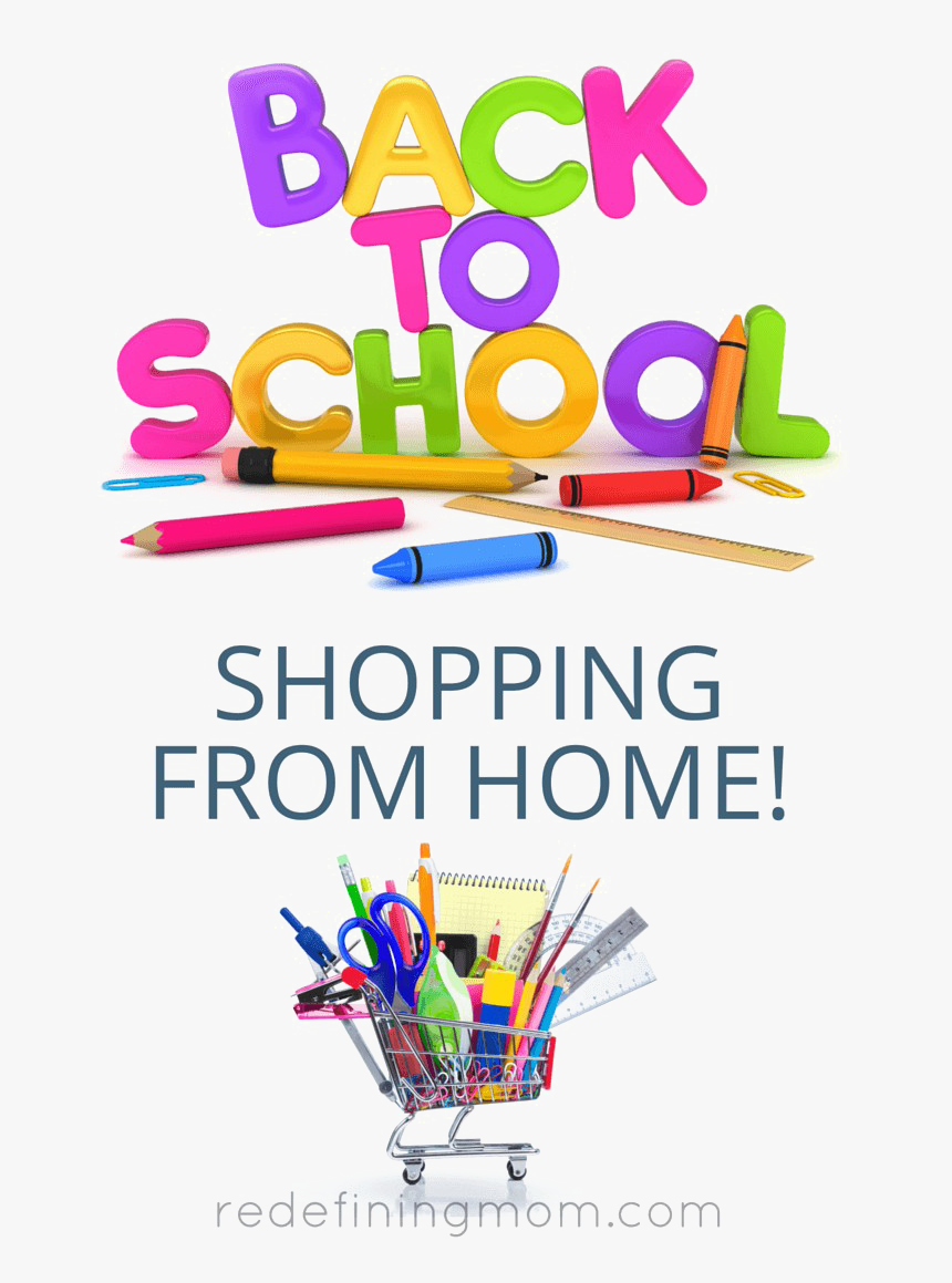Back To School Shopping Png Clipart - Clip Art, Transparent Png