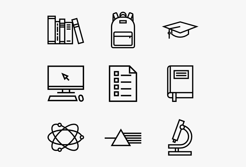 Back To School - Back To School Icons, HD Png Download