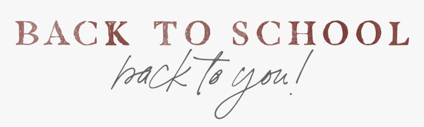 Logo Backtoyou 2019 01 - Handwriting, HD Png Download