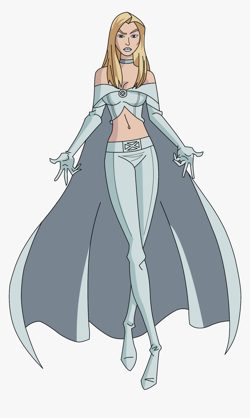 Emma Frost Png Clipart Background - X Men Cartoon Emma Frost, Transparent Png