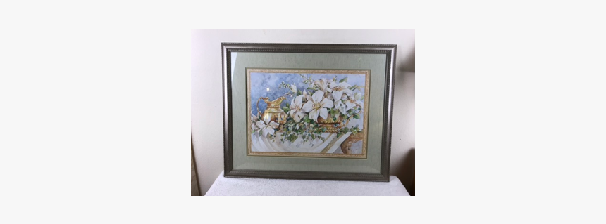 Lilies And Gold Pitcher Picture - Picture Frame, HD Png Download