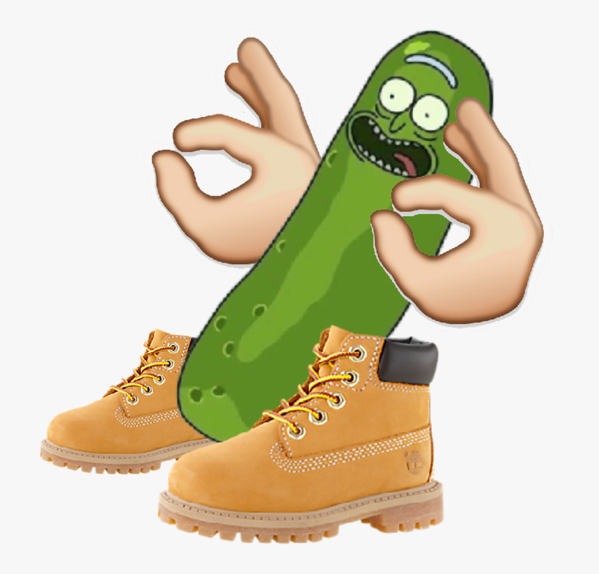 Timbs Png Transparent Background - Pickle Rick Transparent Background, Png Download