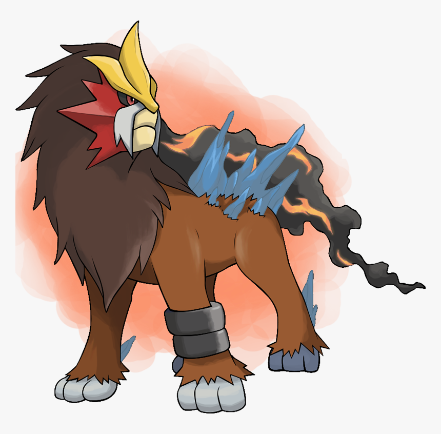 Pokemon Shiny Mega Entei, HD Png Download