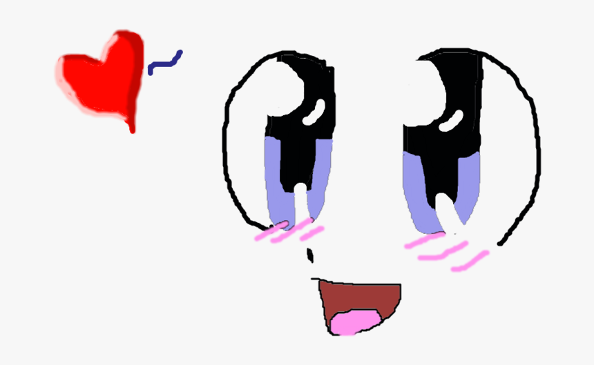 Anime Cat Pics - Happy Anime Face Transparent, HD Png Download