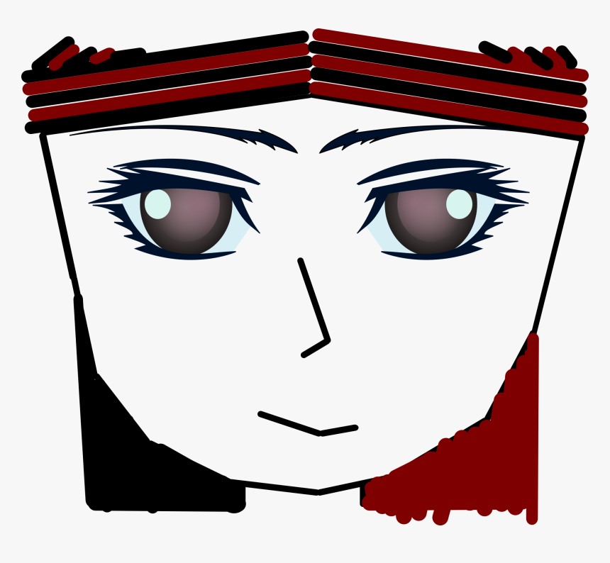 Anime Girl2 Clip Arts - Male Blue Anime Eyes, HD Png Download
