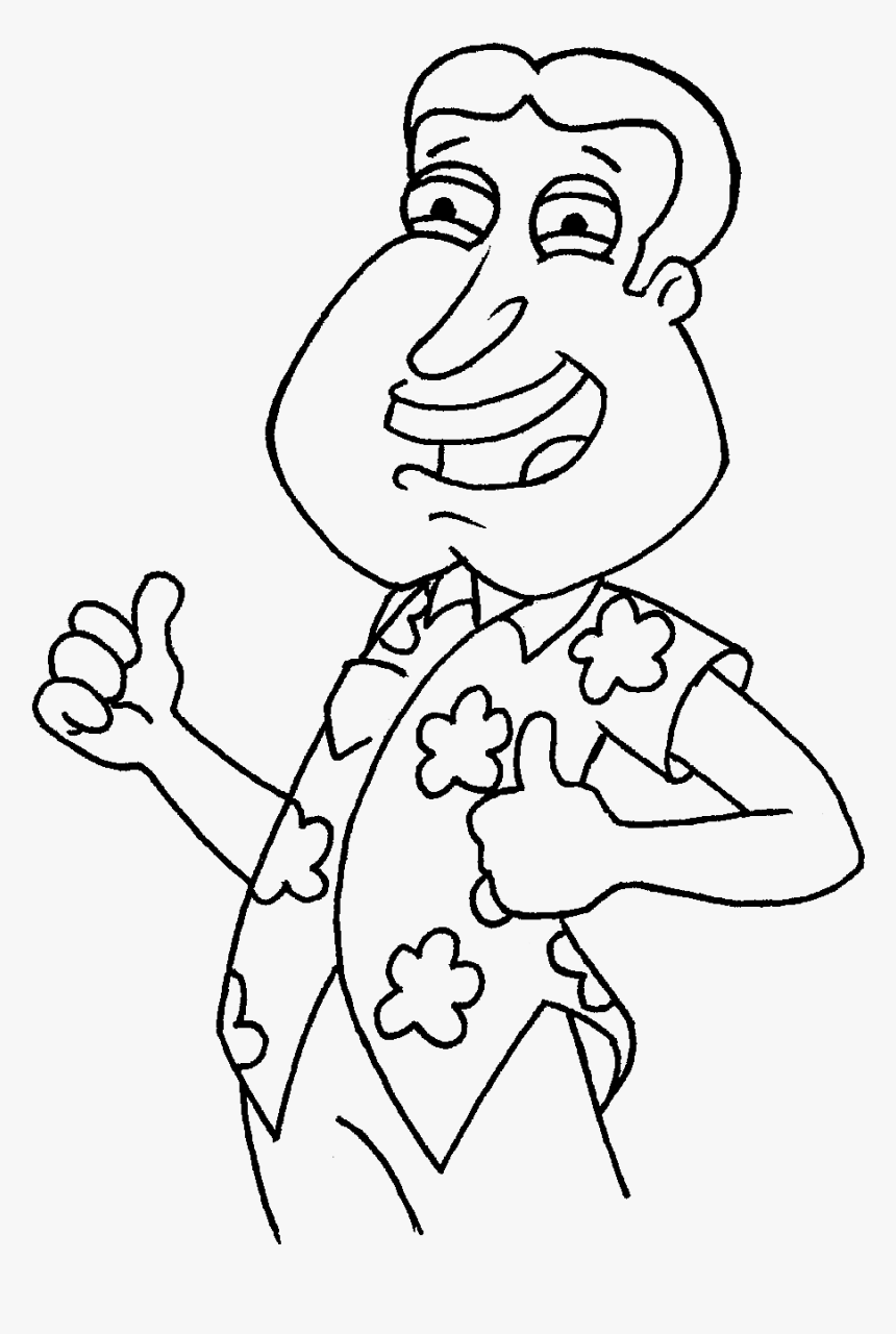 Family Guy Character Drawings, HD Png Download