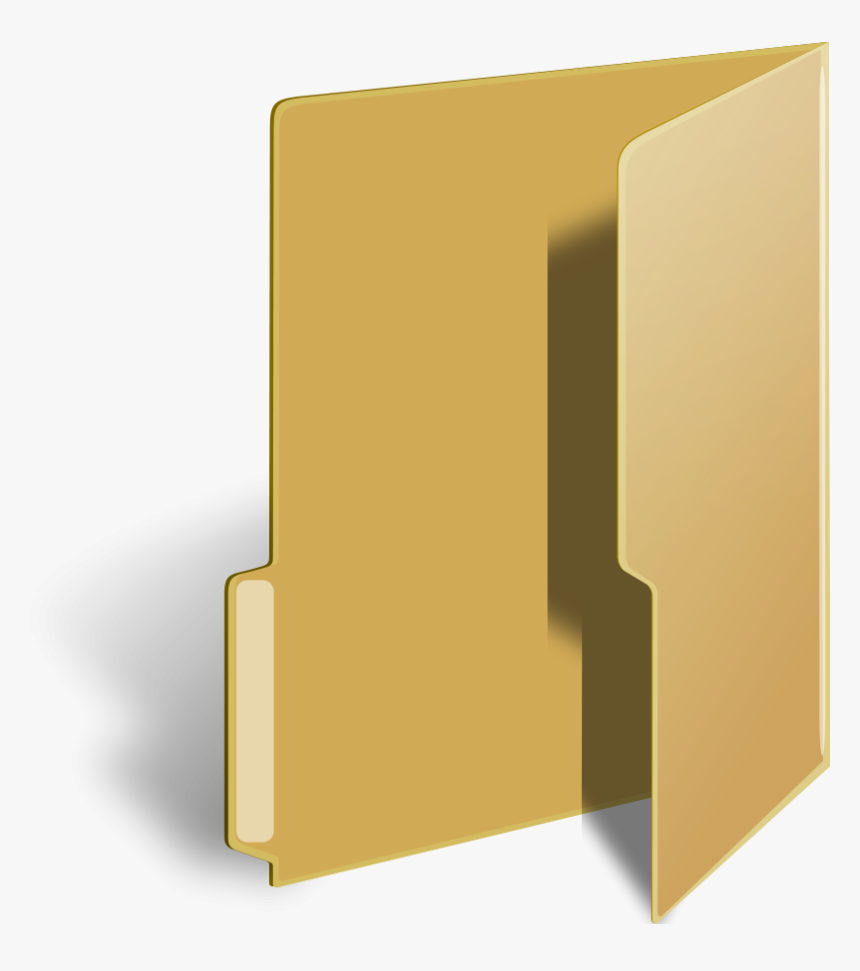 Vista Style Folder Svg Clip Arts - Windows Folder Png Transparent, Png Download
