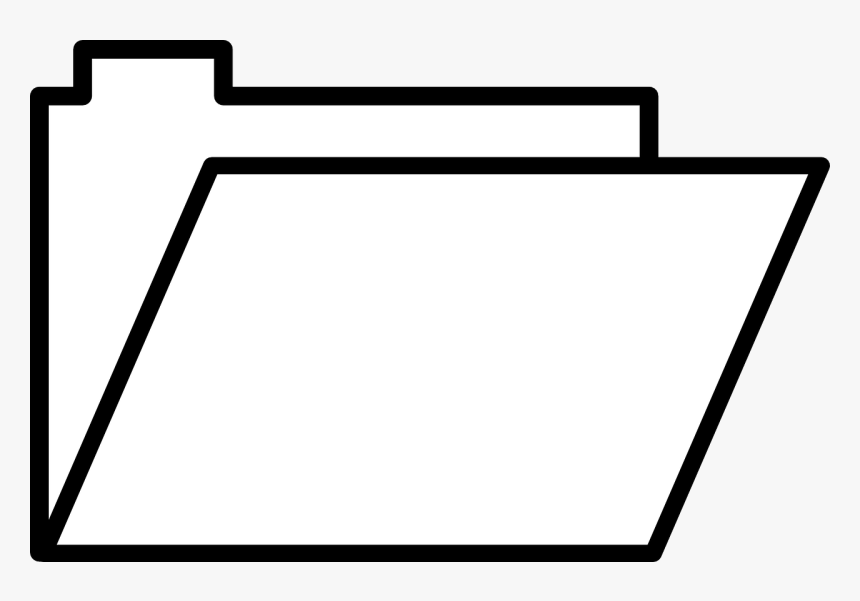 Folder Png White Transparent, Png Download